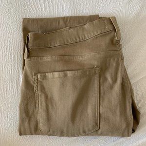 USED paige mens tan jeans